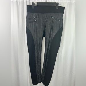 Nygard Slims Leggings Womens Faux
Leather Front Stretch Size M 10-12